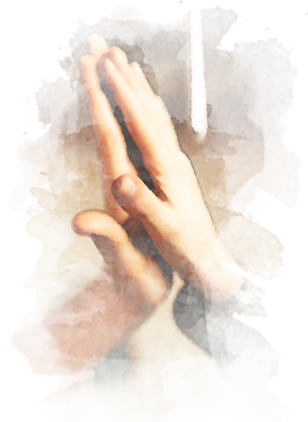 Schweiz. Verband der Bestattungsdienste Ein Bild einer Person mit erhobenen Händen in der Luft.